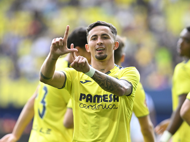 Gol de Yeremy Pino (Villarreal, 1 - Espanyol, 0)