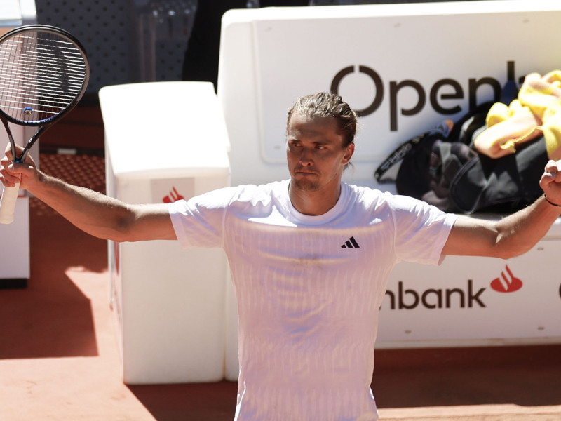 El tenista alemán Alexander Zverev