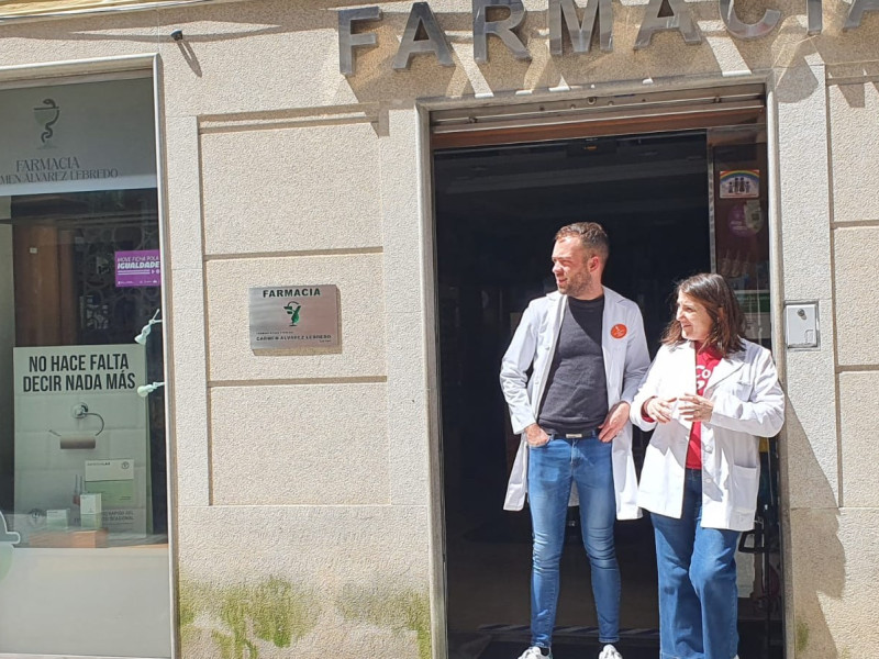 Farmacia de la calle Reinante, en Ribadeo