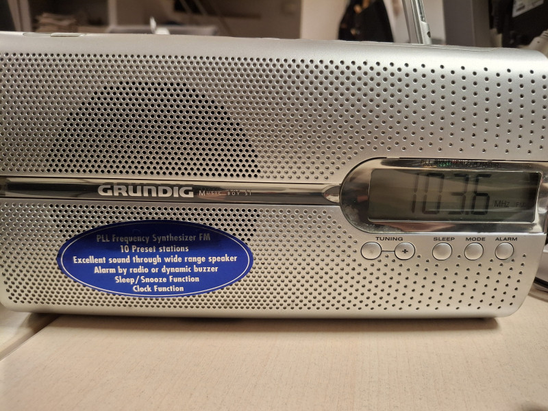 Un aparato de radio