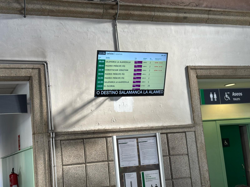 Estación de trenes de Ávila, hoy