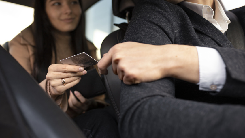 Pago con tarjeta en el taxi