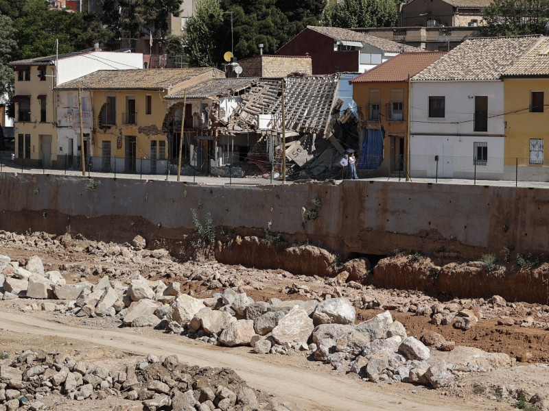 El barranco del Poyo a su paso por Picanya seis meses después
