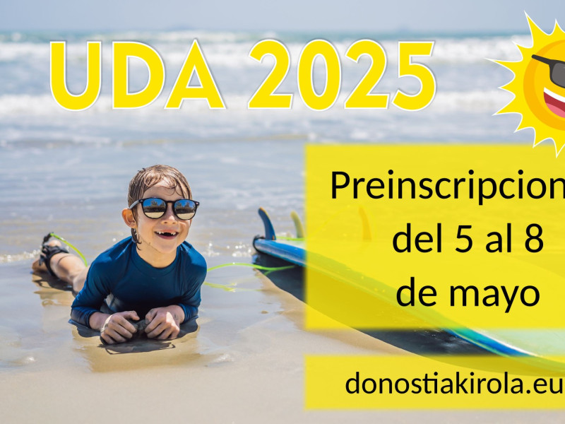 Campaña "UDA 2025" en San Sebastián