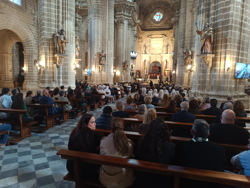 Catedral de Jerez llena para la Misa por el Papa Francisco 29-04-25