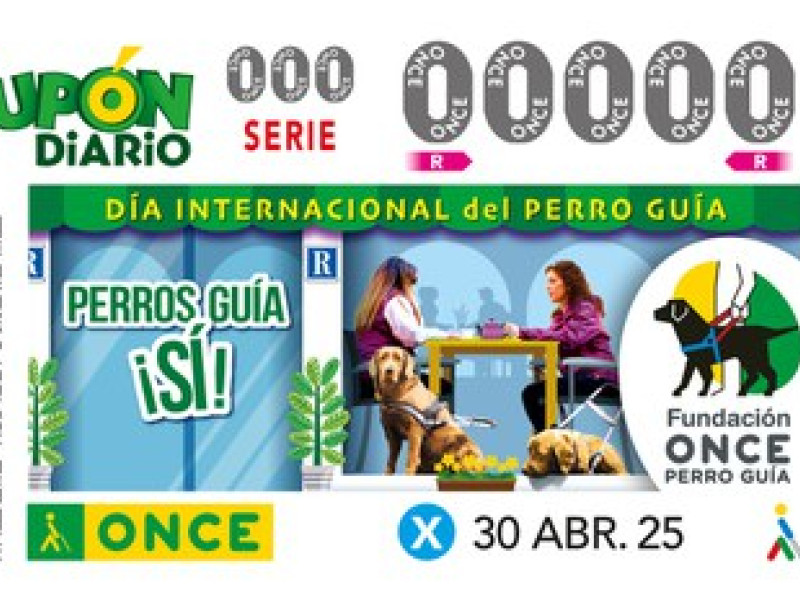 Cupón Diario con motivo del día del perro guía