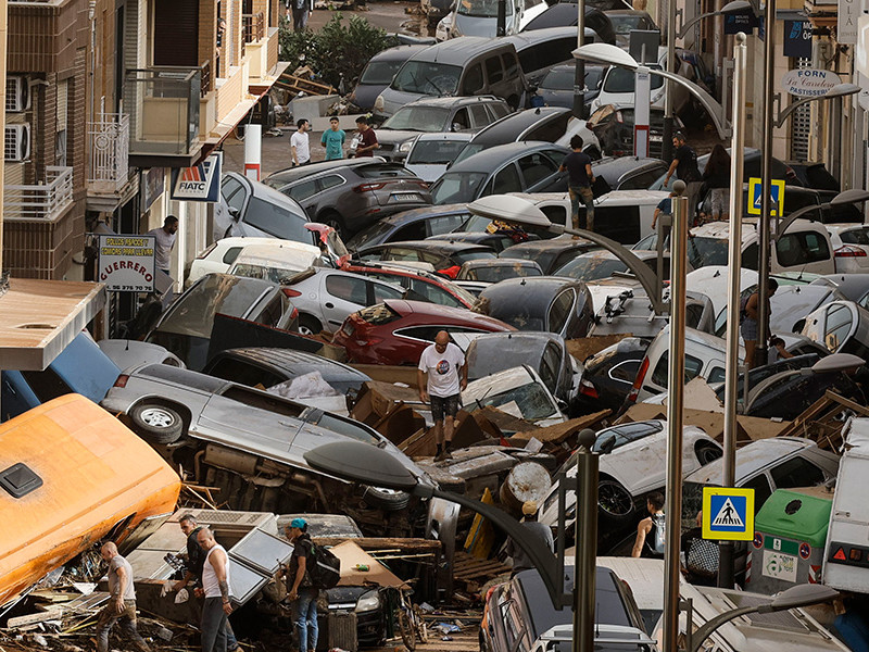Imagen de uno de los municipios más afectados por la DANA en la Comunidad Valenciana