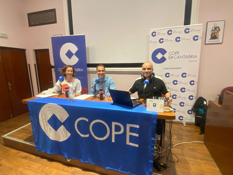 Eva San Emeterio, Andoni Cuesta y Jaime del Olmo en el Calasaz