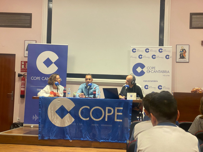Eva San Emeterio, Andoni Cuesta y Jaime del Olmo en el Calasaz