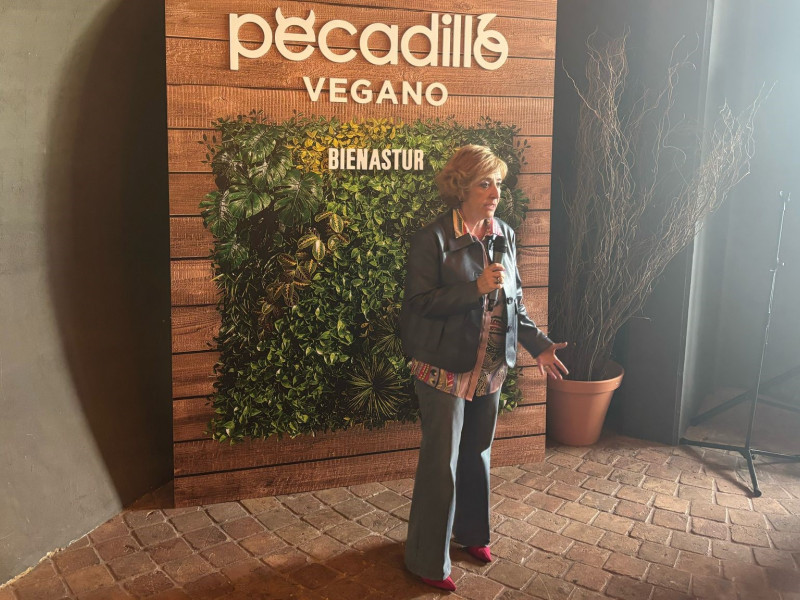 Presentación del picadillo vegano de El Cuco