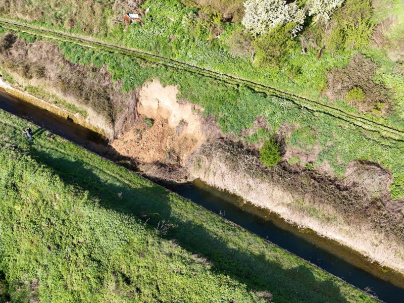 Obras de reparación del Canal del Henares