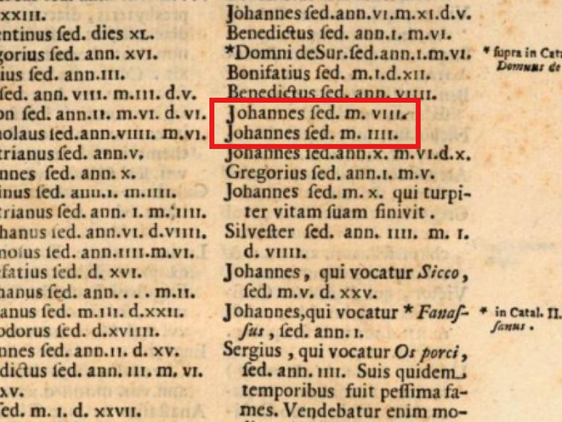 Extracto del Libes Pontificalis