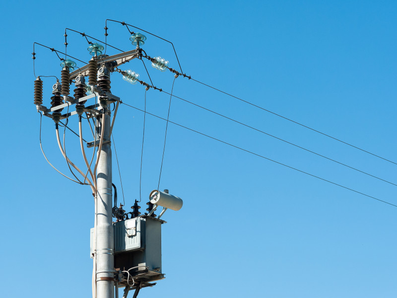 Imagen de archivo de un poste de electricidad