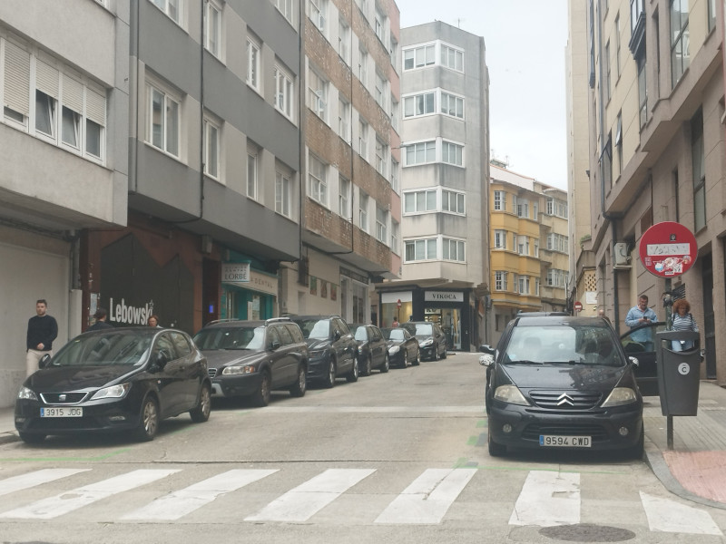 Así es la calle Trabajo de A Coruña