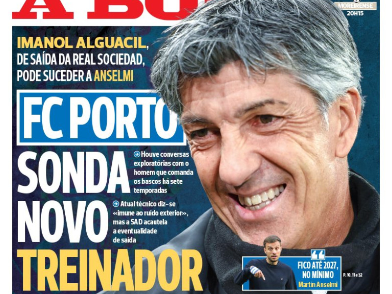 Portada de A Bola con Imanol Alguacil como protagonista