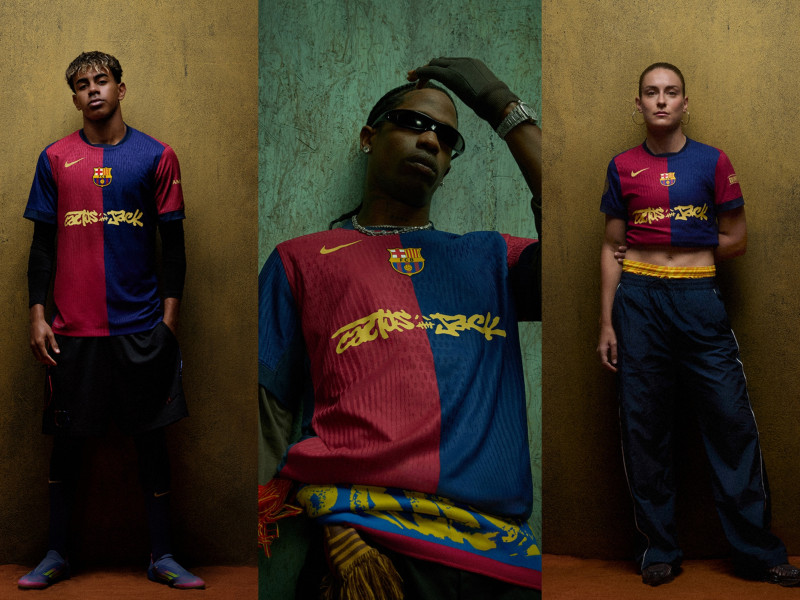El Barça 'ficha' a Travis Scott para la camiseta del Clásico.REMITIDA / HANDOUT por SPOTIFYFotografía remitida a medios de comunicación exclusivamente para ilustrar la noticia a la que hace referencia la imagen, y citando la procedencia de la imagen en la firma02/5/2025