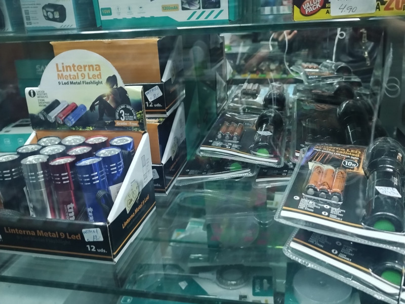 Las linternas fueron otro de los objetos más demandados