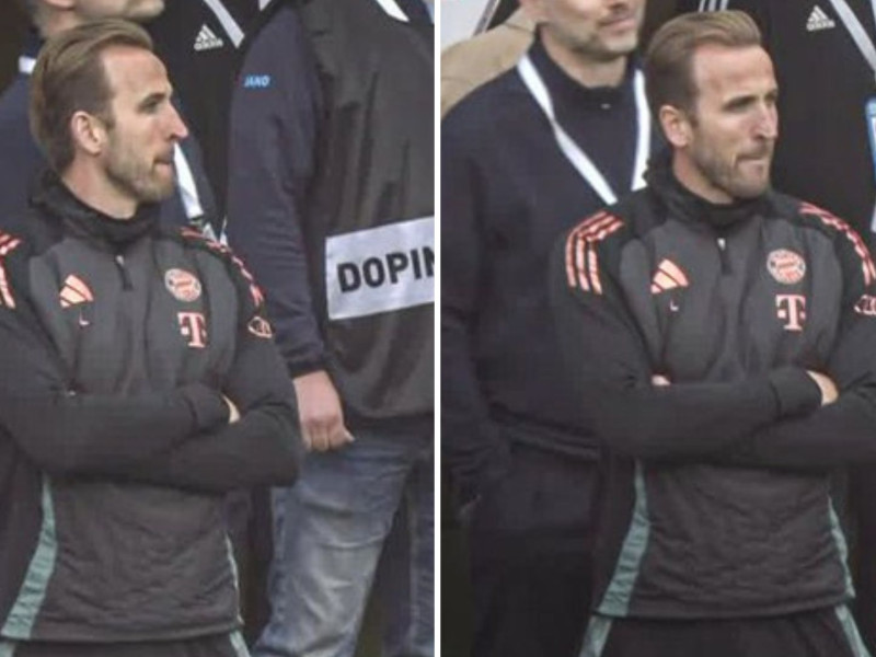 Así fue la reacción de Harry Kane al gol de Poulsen que evitó el alirón del Bayern Múnich