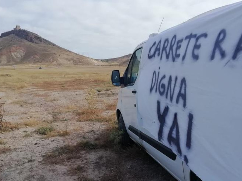 Los vecinos ya han organizado varias manifestaciones para protestar ante el estado de las carreteras