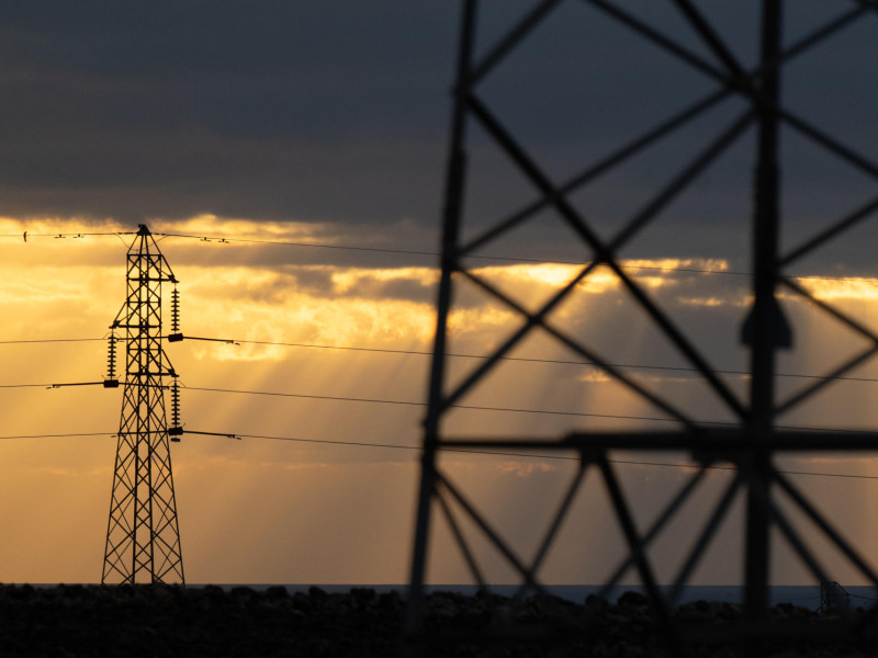 Tendidos eléctricos en España (imagen de recurso)
