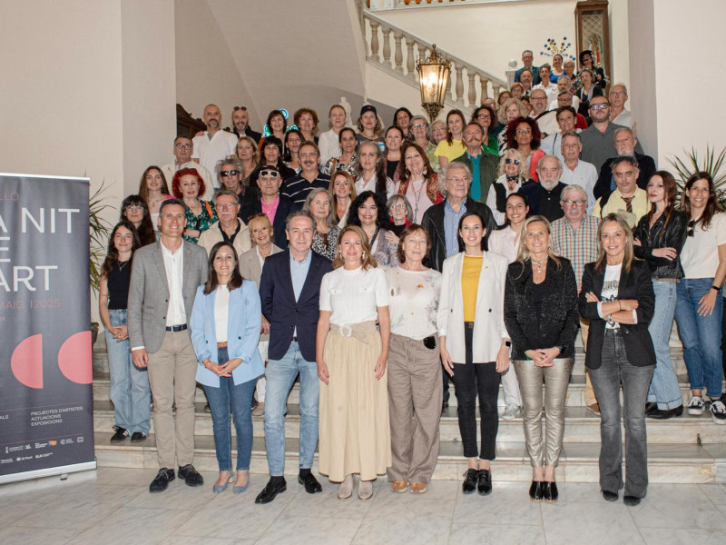 Recepción a artistas y organización de la Nit de l´Art de Castellón