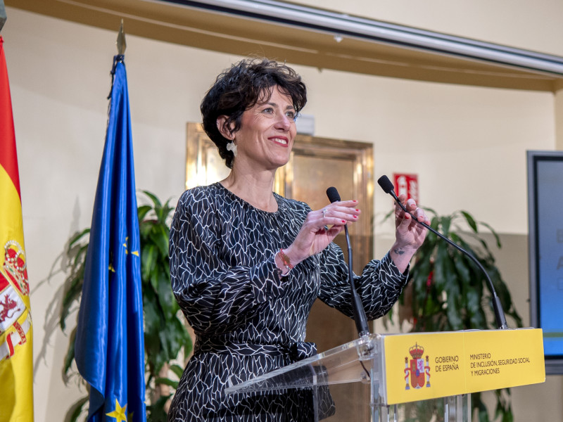 La ministra de Inclusión, Seguridad Social y Migraciones, Elma Saiz16 ABRIL 2025;ELMA SAIZ;MIGRACION;MERCADO LABORAL16/4/2025