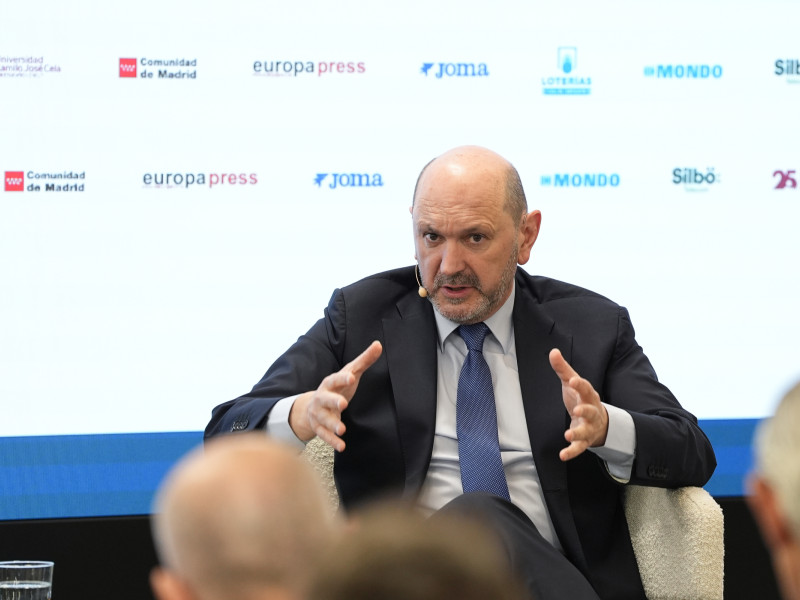 Rafael Louzán, en un Desayuno de Europa Press
