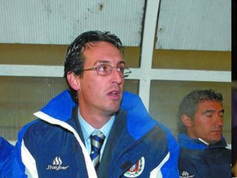 Unai Emery como entrenador del CF Lorca Deportiva
