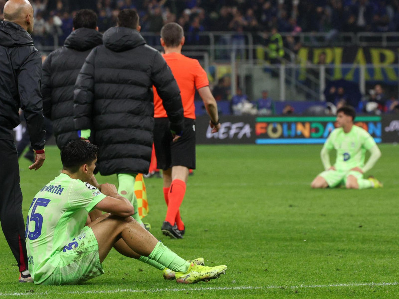 El Barcelona, tras caer eliminado ante el Inter de Milan en la Champions