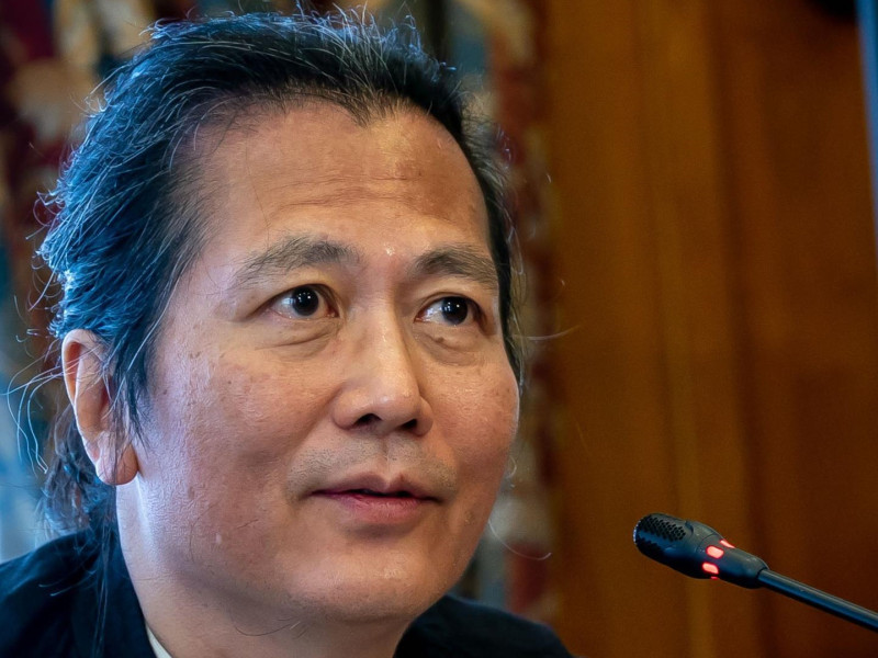 El filósofo y ensayista surcoreano Byung-Chul Han, en un acto en Santander