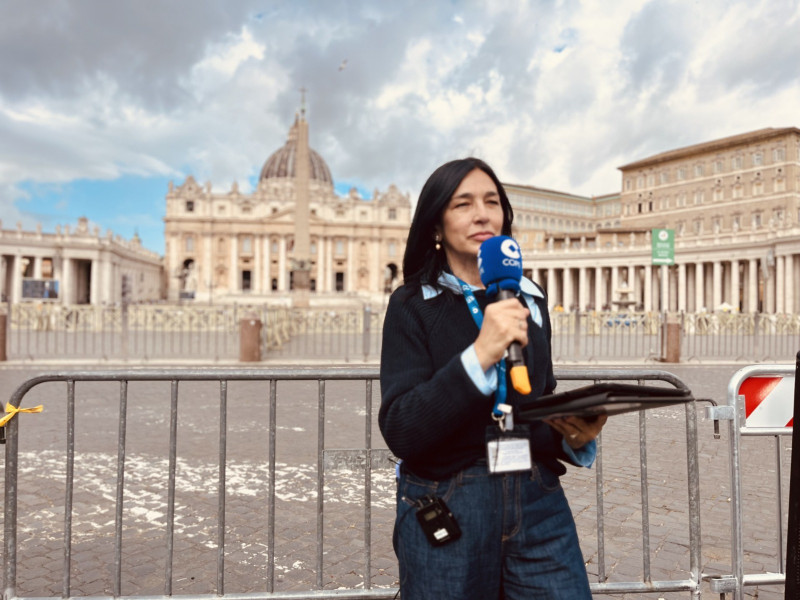 Pilar Cisneros desde el Vaticano