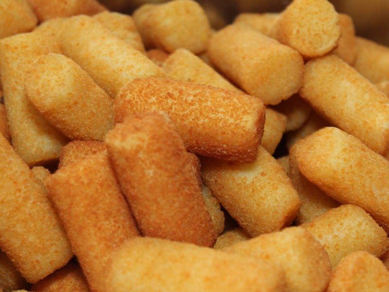 Una ración de croquetas.