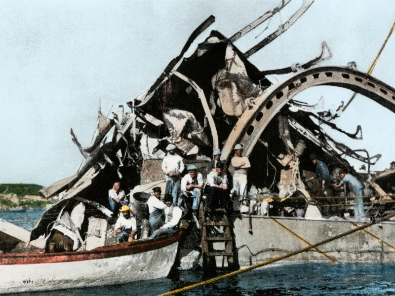 Restos del acorazado Maine