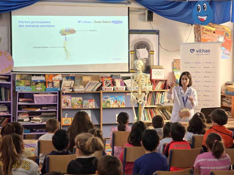 Unos 300 alumnos aprenden a cuidar su cerebro con el programa Vithas Aula Salud Colegios