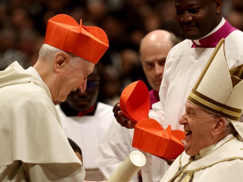 Timothy Radcliffe con el Papa Francisco