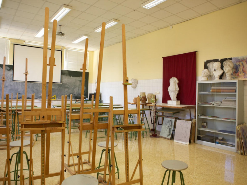 Aula del IES Santa Clara
