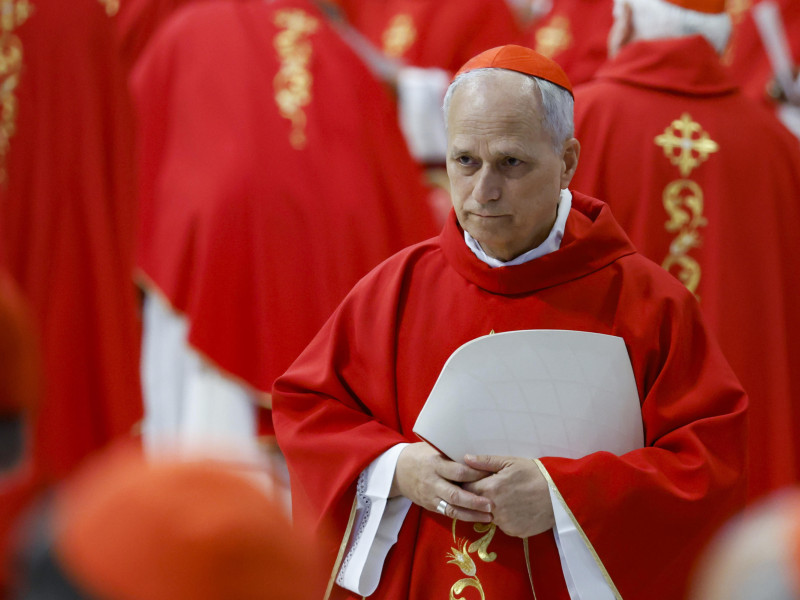 León XIV como cardenal