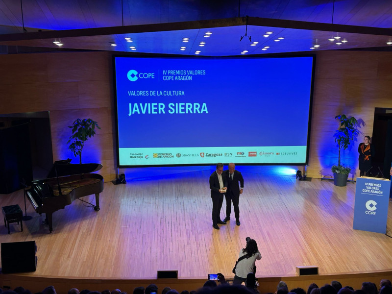 Entrega del Premio Valores de la Cultura, al escritor Javier Sierra.