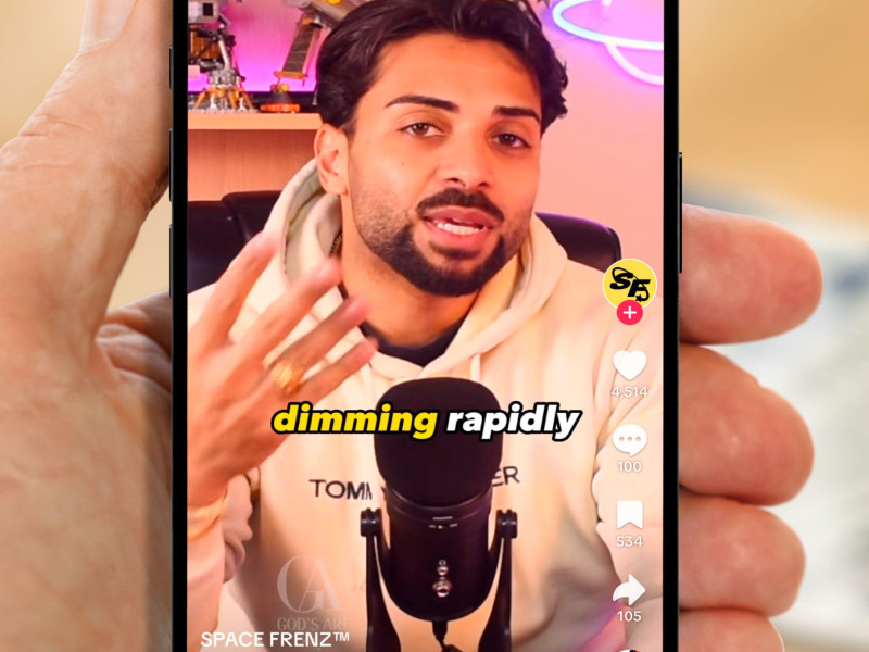 Aplicación TikTok en un iPhone 16 Plus