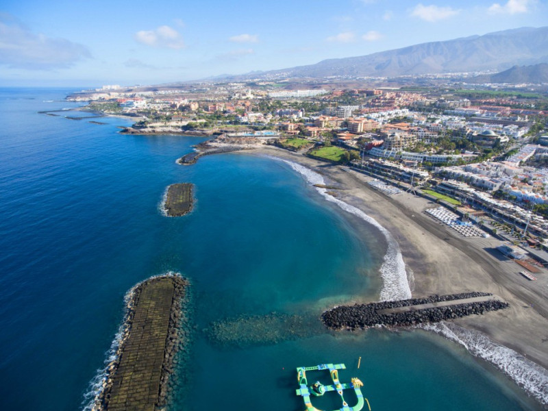 Fañabé, en Adeje, una de las playas que han perdido el distintivo