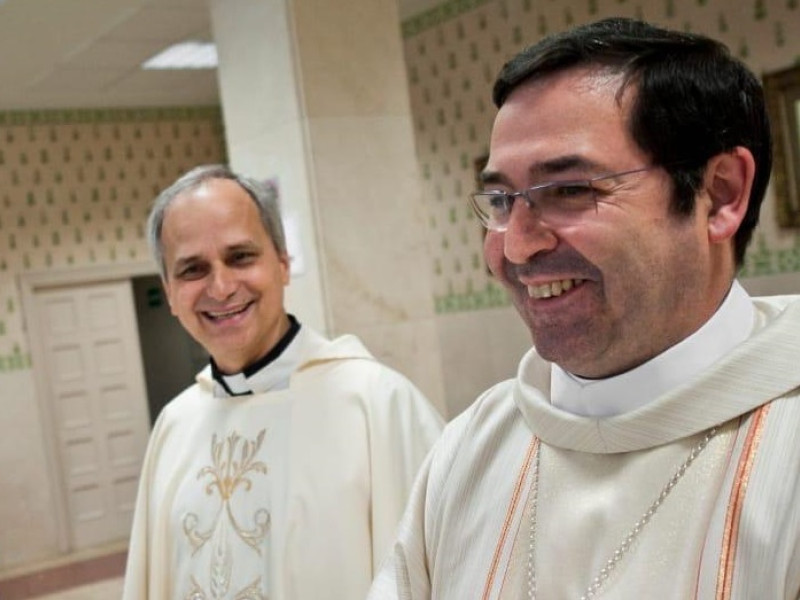 El Papa, León XIV, cuando vino a Zaragoza.
