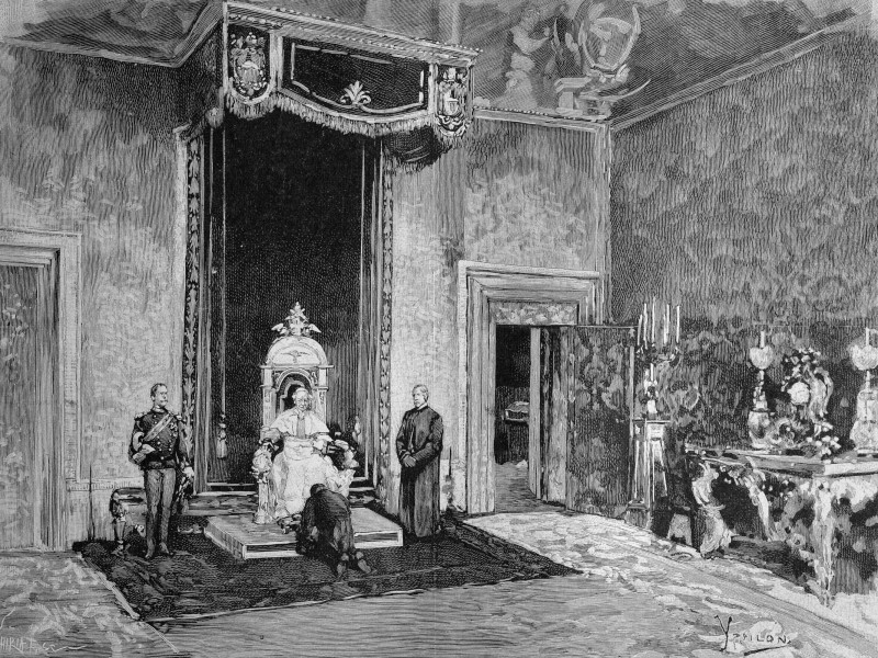 Audiencia del Papa León XIII