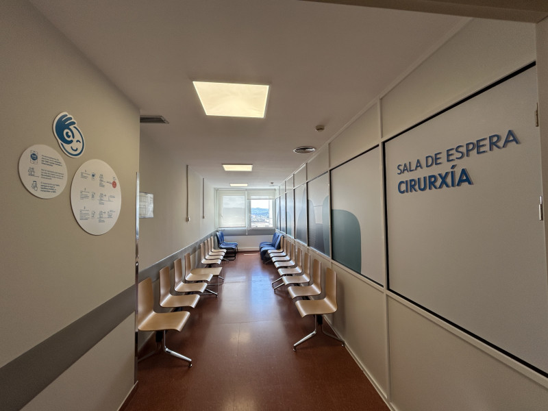 Humanización sala de espera de Cirugía