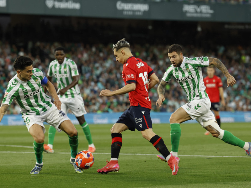 Betis - Osasuna, partido de la 39ª jornada de Liga
