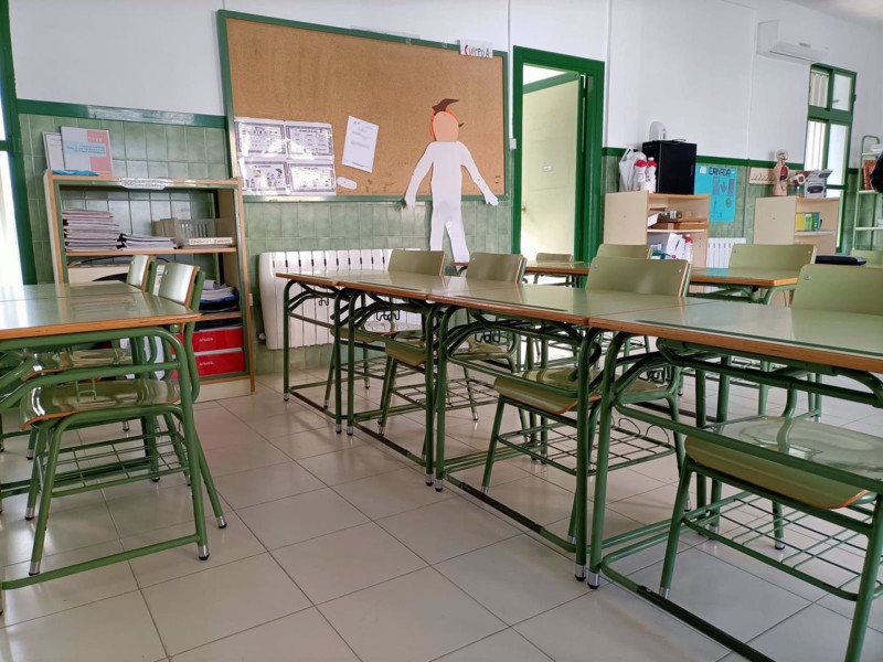 Un aula de un colegio
