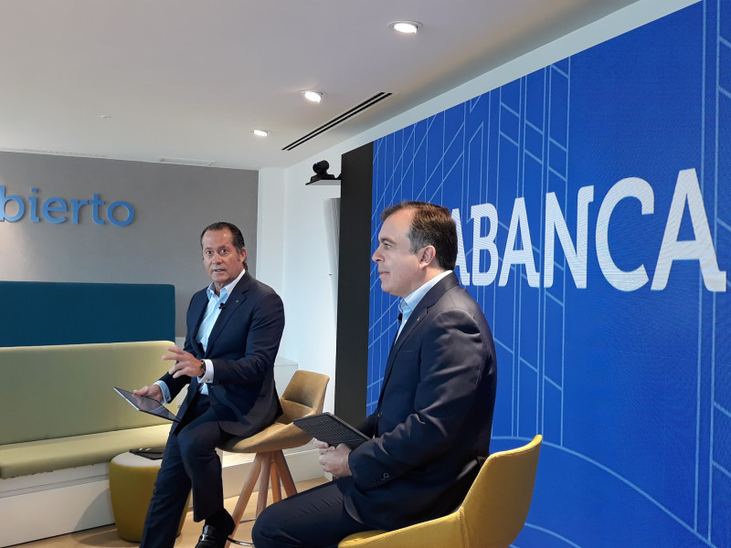 Juan Carlos Escotet y Francisco Botas, de ABANCA