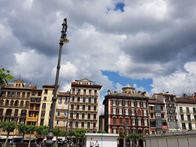 Plaza del Castillo de Pamplona, Navarra