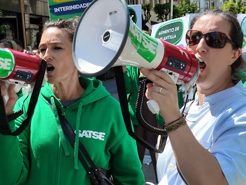 Protesta de SATSE Euskadi