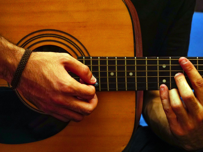 Guitarra, imagen de archivo