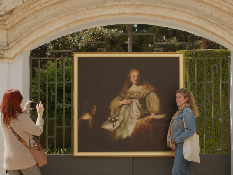 Una de las imágenes del Museo del Prado en Paiporta